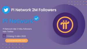 Pi Network đạt 2 triệu lượt theo dõi trên Twitter