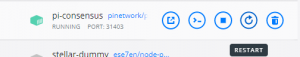 restar Docker